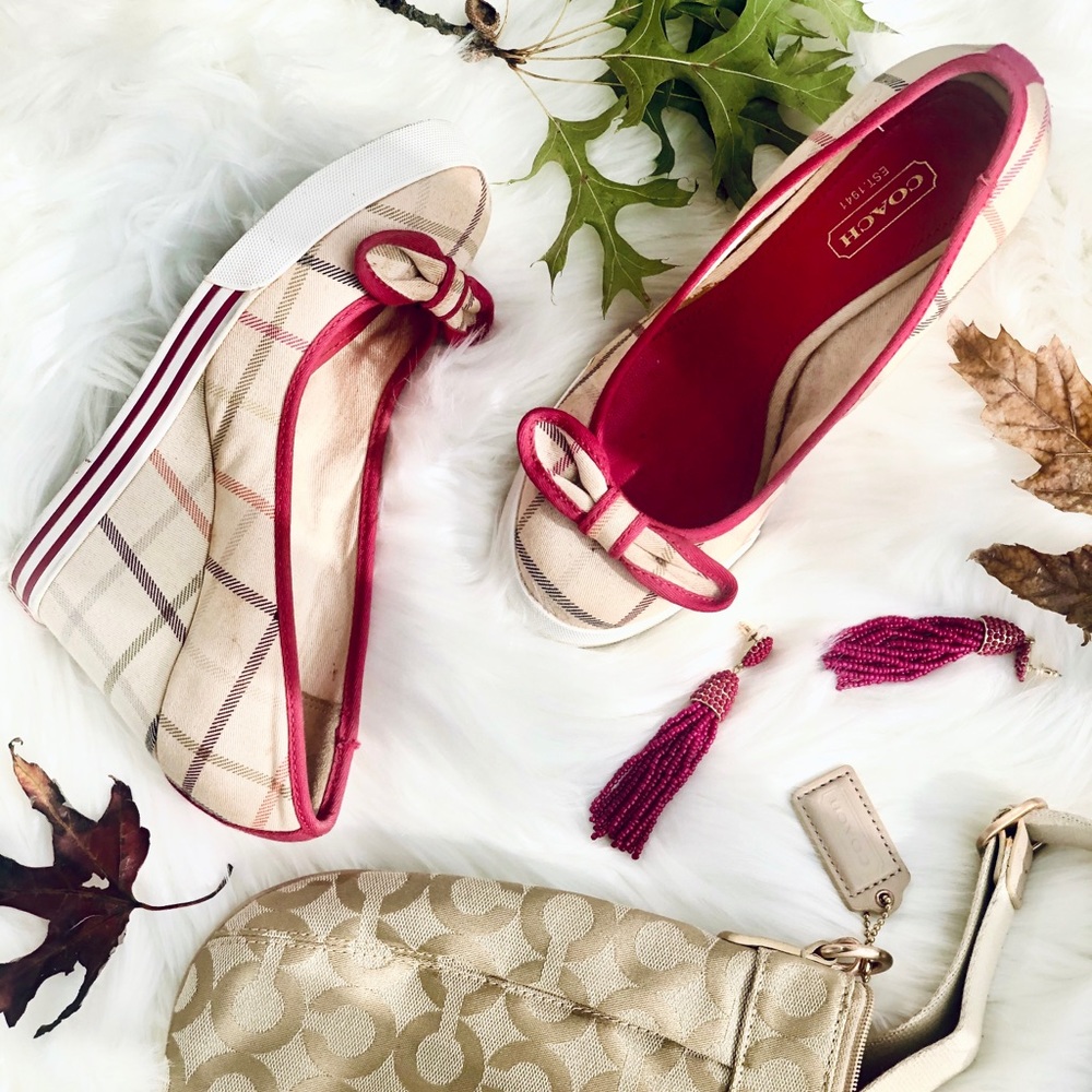 Women’s Coach Rubber Soled Casual Wedge